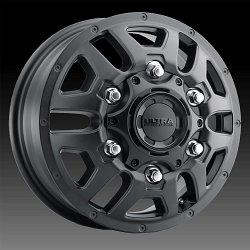 Ultra 003SB Hunter Van Dually Satin Black Custom Wheels Rims 2